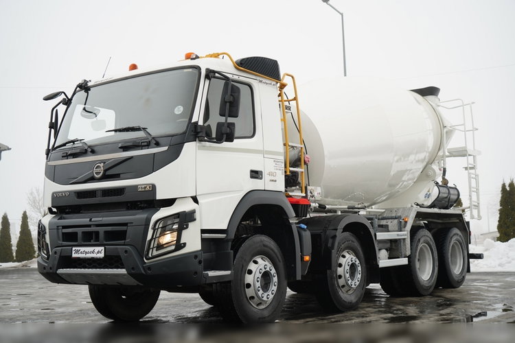 Volvo FMX 410 / 8x4 / GRUSZKA 9m3 / BETONOMIESZARKA / LIEBHERR / ALUFELGI / EURO 6 zdjęcie 1