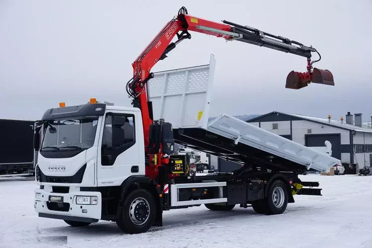 Iveco EUROCARGO / 190-280L / E 6 / WYWROTKA + HDS / ŁYŻKA / HYDROBURTA zdjęcie 1