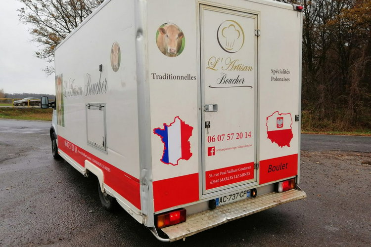 Renault Master Inny Autosklep wędlin Gastronomiczna food truck foodtruck sklep zdjęcie 10
