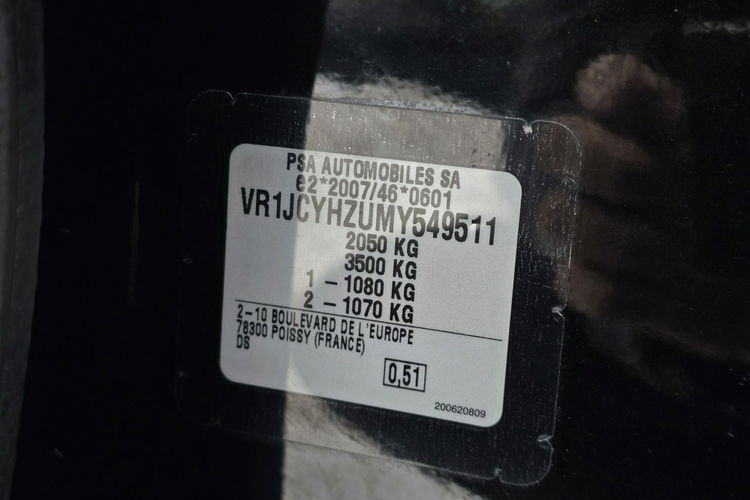 DS Automobiles DS 7 Crossback 1.5 BlueHDi Performance / Bezwypadkowy / I-właściciel zdjęcie 33