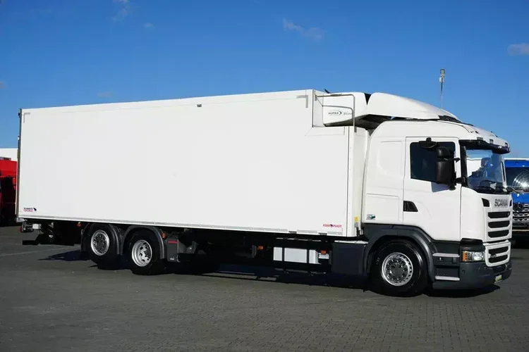Scania G 490 / EURO 6 / CHŁODNIA + WINDA / 23 PALETY / OŚ SKRĘTNA zdjęcie 4