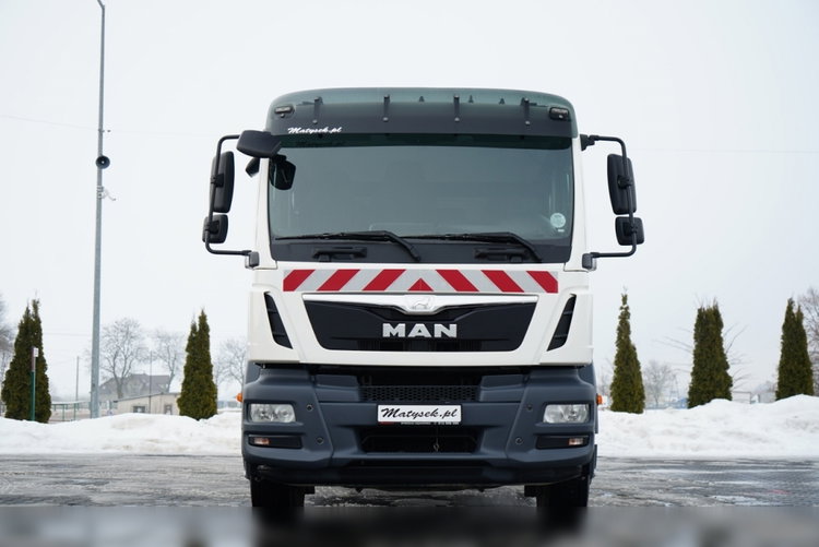 MAN TGM 18.340 / 4X2 / 3 STRONNA WYWROTKA / HYDROBURTA / BRYGADÓWKA 7 MIEJSC / BORDMATIC zdjęcie 18