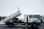 MAN TGM 18.340 / 4X2 / 3 STRONNA WYWROTKA / HYDROBURTA / BRYGADÓWKA 7 MIEJSC / BORDMATIC zdjęcie 5