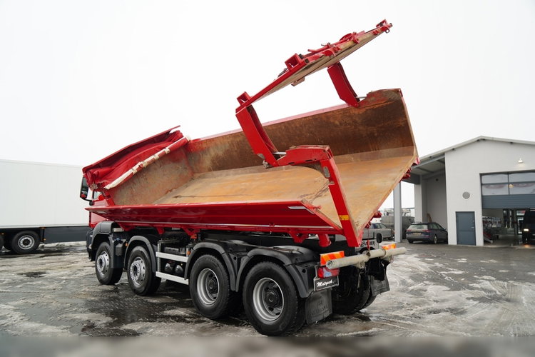 MAN TGS 35.430 / 8X4 / WYWROTKA 2 STR. / HYDROBURTA / HYDROKLAPA / BORDMATIC / PLANDEKA AUTOMATYCZNA zdjęcie 10