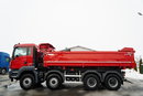 MAN TGS 35.430 / 8X4 / WYWROTKA 2 STR. / HYDROBURTA / HYDROKLAPA / BORDMATIC / PLANDEKA AUTOMATYCZNA zdjęcie 16