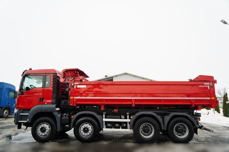 MAN TGS 35.430 / 8X4 / WYWROTKA 2 STR. / HYDROBURTA / HYDROKLAPA / BORDMATIC / PLANDEKA AUTOMATYCZNA zdjęcie 16