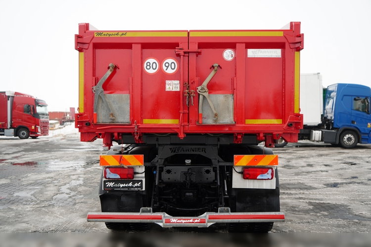 MAN TGS 35.430 / 8X4 / WYWROTKA 2 STR. / HYDROBURTA / HYDROKLAPA / BORDMATIC / PLANDEKA AUTOMATYCZNA zdjęcie 26