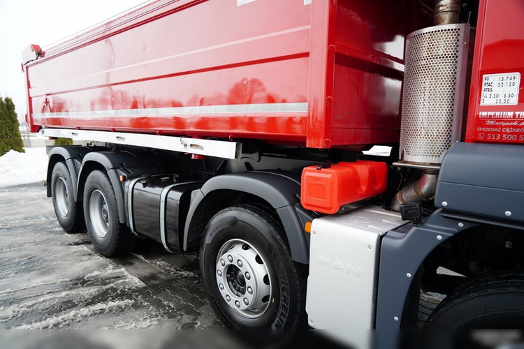 MAN TGS 35.430 / 8X4 / WYWROTKA 2 STR. / HYDROBURTA / HYDROKLAPA / BORDMATIC / PLANDEKA AUTOMATYCZNA zdjęcie 29