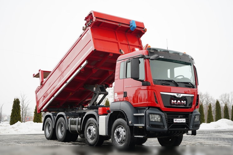 MAN TGS 35.430 / 8X4 / WYWROTKA 2 STR. / HYDROBURTA / HYDROKLAPA / BORDMATIC / PLANDEKA AUTOMATYCZNA zdjęcie 7
