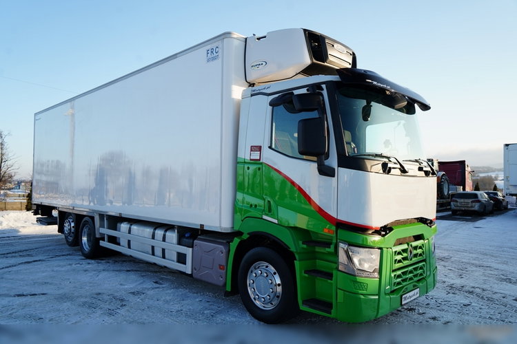 Renault T 430 / 6x2 / CHŁODNIA -9 M / AGREGAT CARRIER SUPRA 1250 / WINDA ZAŁADOWCZA  / ROLETA / OŚ PODNOSZONA / SKRĘTNA zdjęcie 7