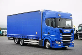 Scania / S 500 / ACC / E 6 / FIRANKA / 20 PALET / DŁ. 8.1 M / RETARDER