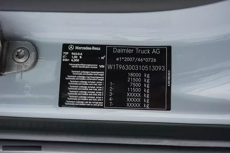 Mercedes ACTROS / 1830 / E 6 / MP 5 / KONTENER + WINDA / 18 PALET zdjęcie 11