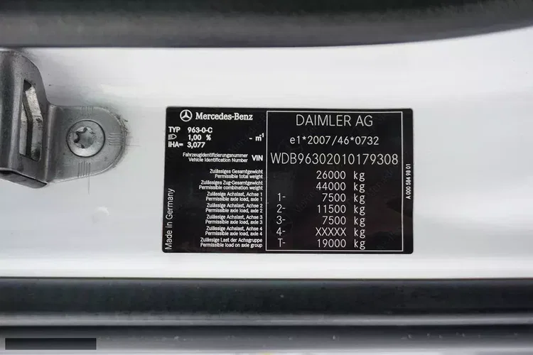 Mercedes ANTOS / 2533 / SMIECIARKA FAUN / OŚ SKRĘTNA / 90 000 KM zdjęcie 11