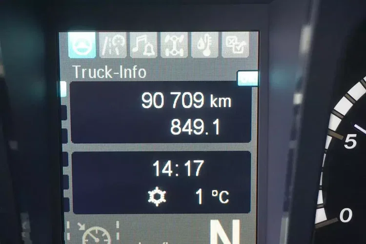 Mercedes ANTOS / 2533 / SMIECIARKA FAUN / OŚ SKRĘTNA / 90 000 KM zdjęcie 12