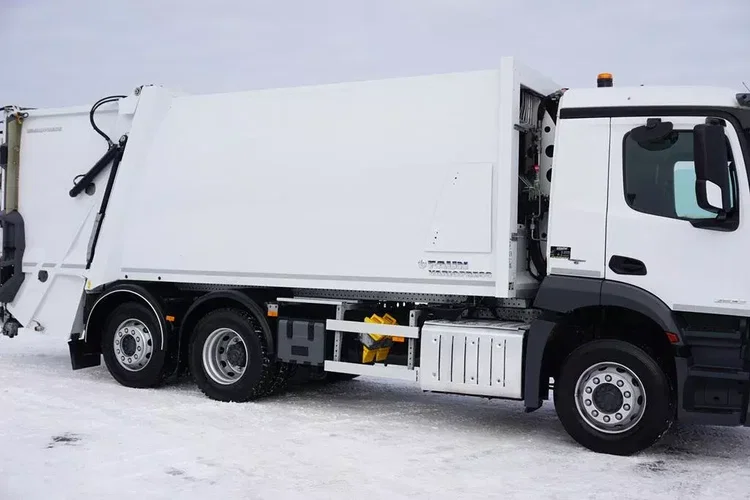 Mercedes ANTOS / 2533 / SMIECIARKA FAUN / OŚ SKRĘTNA / 90 000 KM zdjęcie 16