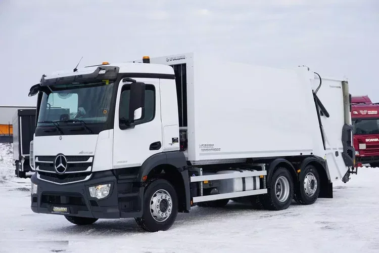 Mercedes ANTOS / 2533 / SMIECIARKA FAUN / OŚ SKRĘTNA / 90 000 KM zdjęcie 2