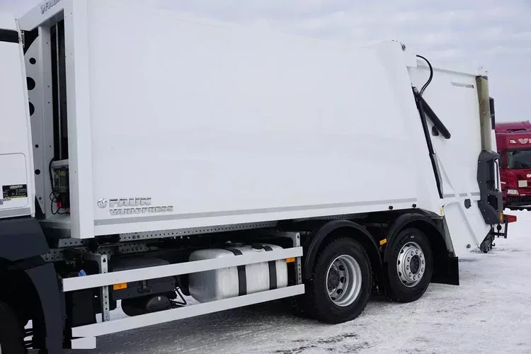 Mercedes ANTOS / 2533 / SMIECIARKA FAUN / OŚ SKRĘTNA / 90 000 KM zdjęcie 26