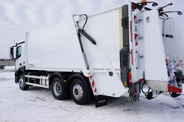 Mercedes ANTOS / 2533 / SMIECIARKA FAUN / OŚ SKRĘTNA / 90 000 KM zdjęcie 33