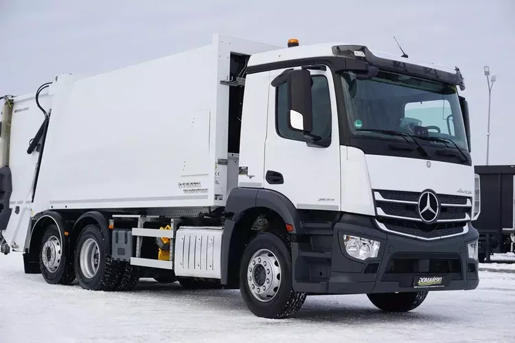 Mercedes ANTOS / 2533 / SMIECIARKA FAUN / OŚ SKRĘTNA / 90 000 KM zdjęcie 36