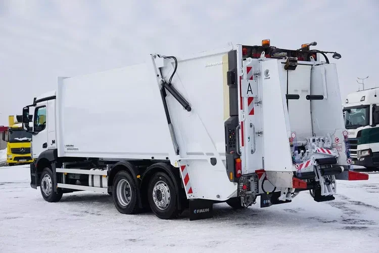 Mercedes ANTOS / 2533 / SMIECIARKA FAUN / OŚ SKRĘTNA / 90 000 KM zdjęcie 6