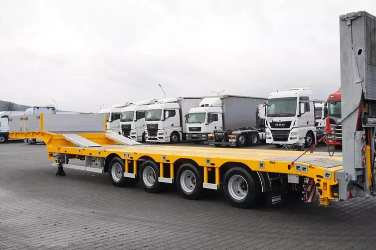 BODEX / NISKOPODWOZIOWA / 4 OSIE / NAJAZDY / 2 X OŚ SKRĘTNA / DMC 65 000 KG / JAK NOWA zdjęcie 22