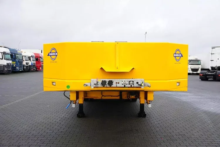 BODEX / NISKOPODWOZIOWA / 4 OSIE / NAJAZDY / 2 X OŚ SKRĘTNA / DMC 65 000 KG / JAK NOWA zdjęcie 7