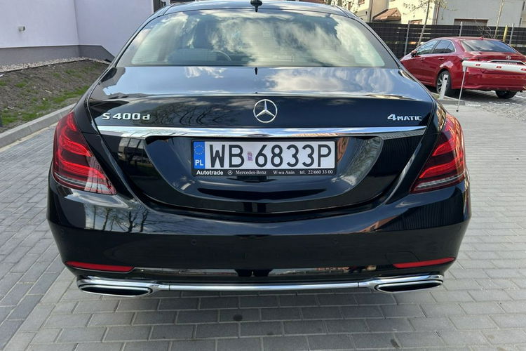 Mercedes S 380 S400 d 4MATIC Sedan,Salon Polska,Bezwypadkowy,Faktura Vat 23% zdjęcie 10