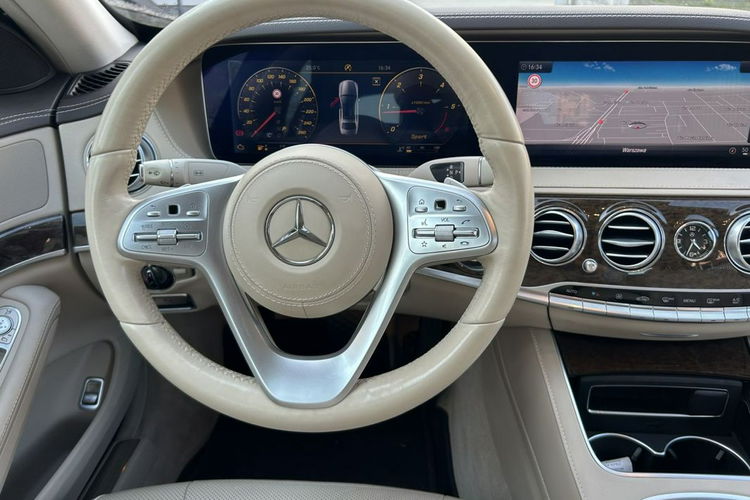 Mercedes S 380 S400 d 4MATIC Sedan,Salon Polska,Bezwypadkowy,Faktura Vat 23% zdjęcie 19