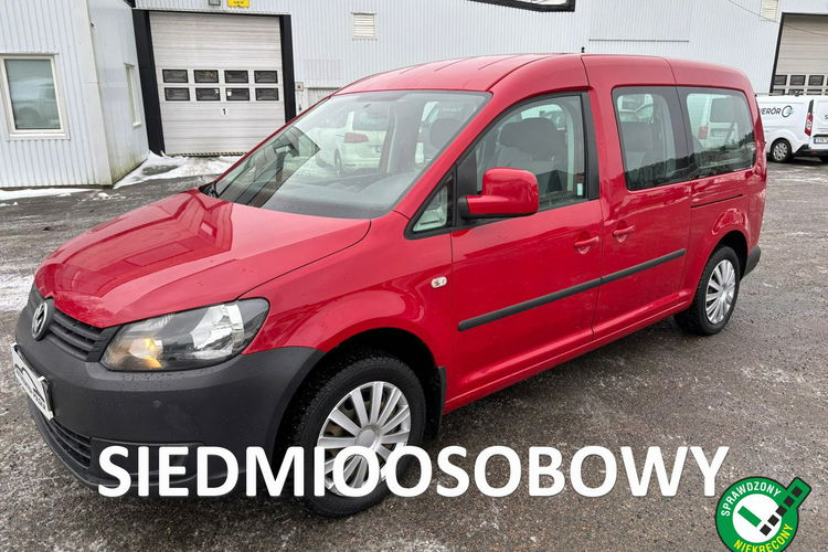 Volkswagen Caddy 2.0 MPI 109 KM MAXI 7 osobowy Zarejestrowany zdjęcie 1