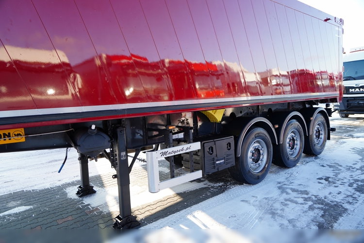 Wielton / WYWROTKA 45 M3 / ALUMINIOWA / OŚ PODNOSZONA / OSIE SAF / zdjęcie 10