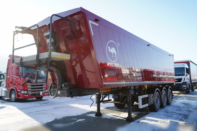 Wielton / WYWROTKA 45 M3 / ALUMINIOWA / OŚ PODNOSZONA / OSIE SAF / zdjęcie 4