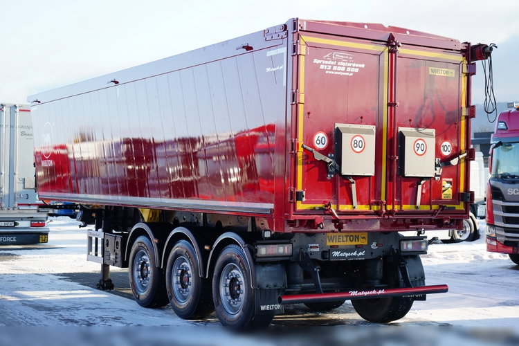 Wielton / WYWROTKA 45 M3 / ALUMINIOWA / OŚ PODNOSZONA / OSIE SAF / zdjęcie 6