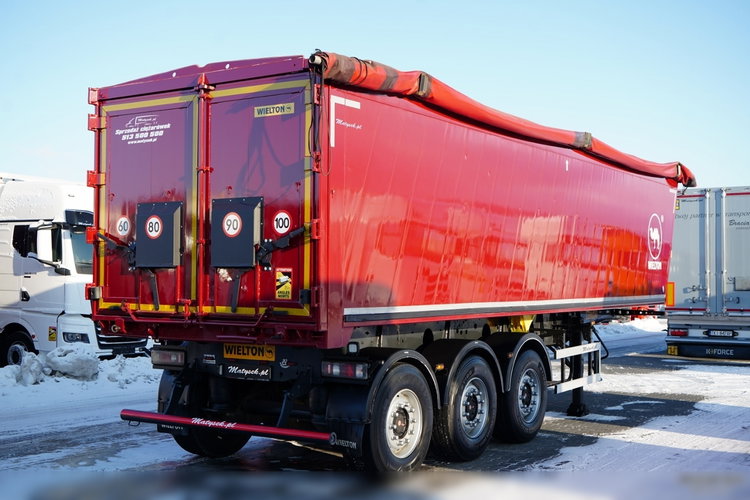 Wielton / WYWROTKA 45 M3 / ALUMINIOWA / OŚ PODNOSZONA / OSIE SAF / zdjęcie 7