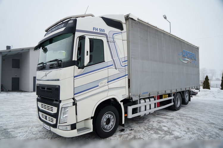 Volvo FH 500 / SOLÓWKA / 6X2 / KLIMA POSTOJOWA  / WINDA DHOLLANDIA / OŚ PODNOSZONA / SKRĘTNA / MOCNA PODŁOGA zdjęcie 2