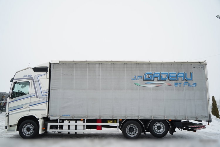 Volvo FH 500 / SOLÓWKA / 6X2 / KLIMA POSTOJOWA  / WINDA DHOLLANDIA / OŚ PODNOSZONA / SKRĘTNA / MOCNA PODŁOGA zdjęcie 3