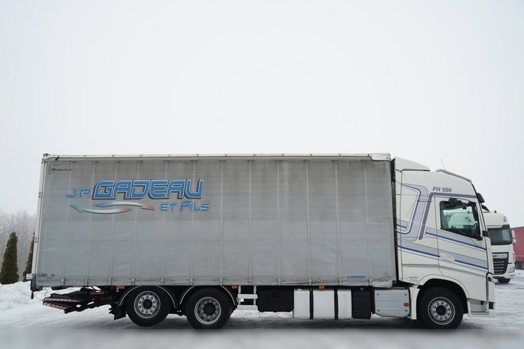 Volvo FH 500 / SOLÓWKA / 6X2 / KLIMA POSTOJOWA  / WINDA DHOLLANDIA / OŚ PODNOSZONA / SKRĘTNA / MOCNA PODŁOGA zdjęcie 6