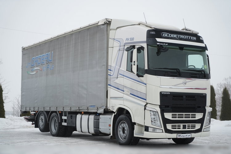 Volvo FH 500 / SOLÓWKA / 6X2 / KLIMA POSTOJOWA  / WINDA DHOLLANDIA / OŚ PODNOSZONA / SKRĘTNA / MOCNA PODŁOGA zdjęcie 7