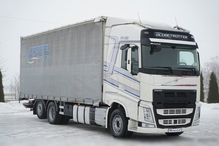 Volvo FH 500 / SOLÓWKA / 6X2 / KLIMA POSTOJOWA  / WINDA DHOLLANDIA / OŚ PODNOSZONA / SKRĘTNA / MOCNA PODŁOGA zdjęcie 8