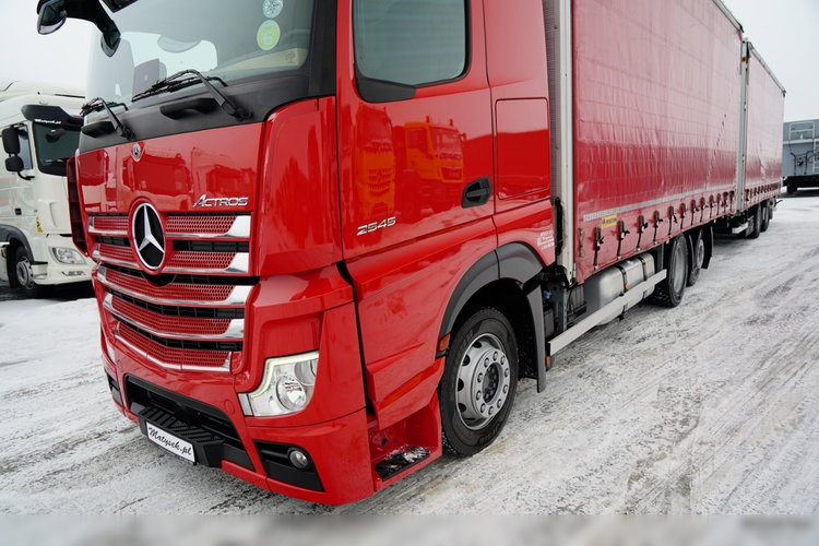 Mercedes -BENZ ACTROS 2545 / ZESTAW TANDEM 120 M3 / PRZEJAZDOWY / 6x2 / OŚ PODNOSZONA / BIG SPACE / WIELTON / 2021  zdjęcie 9