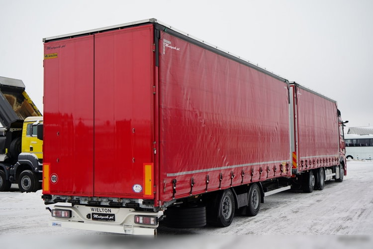 Mercedes -BENZ ACTROS 2545 / ZESTAW TANDEM 120 M3 / PRZEJAZDOWY / 6x2 / OŚ PODNOSZONA / BIG SPACE / WIELTON / 2021  zdjęcie 4