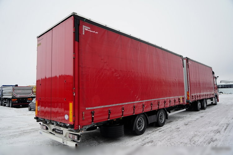 Mercedes -BENZ ACTROS 2545 / ZESTAW TANDEM 120 M3 / PRZEJAZDOWY / 6x2 / OŚ PODNOSZONA / BIG SPACE / WIELTON / 2021  zdjęcie 5
