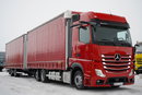 Mercedes -BENZ ACTROS 2545 / ZESTAW TANDEM 120 M3 / PRZEJAZDOWY / 6x2 / OŚ PODNOSZONA / BIG SPACE / WIELTON / 2021  zdjęcie 6