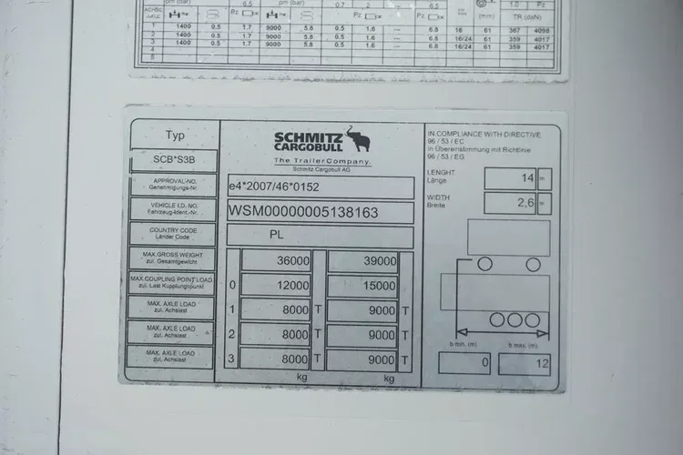 Schmitz CHŁODNIA / CARRIER VECTOR 1350 zdjęcie 11