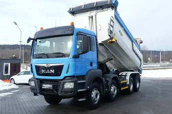 MAN TGS 35.420 8x4 / WYWROTKA TYLNO ZSYPOWA / NISKI PRZEBIEG /