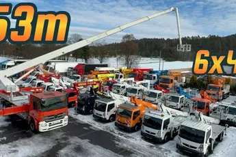 Mercedes ACTROS 2632 Zwyżka WUMAG WT 530 Podnośnik Koszowy