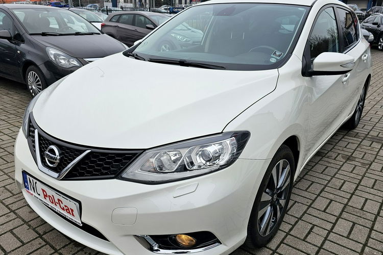 Nissan Pulsar Biała perła, radar , xenon, grzane fotele,ostrzeganie przed wypadkiem zdjęcie 3
