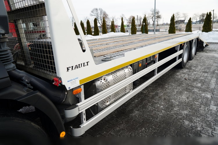 Iveco STRALIS 360 / 6X2 /  LAWETA / PLATFORMA 9.3 M / NAJAZDY HYDRAULICZNE / WYCIĄGARKA / OŚ PODONOSZONA  / EURO 6 zdjęcie 12