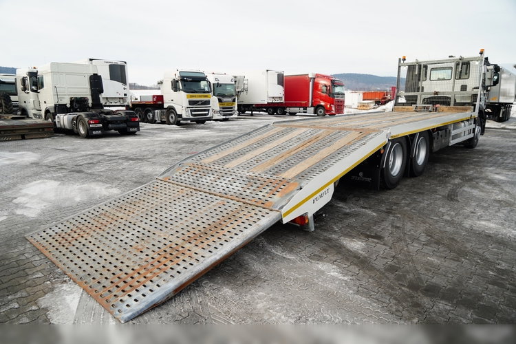 Iveco STRALIS 360 / 6X2 /  LAWETA / PLATFORMA 9.3 M / NAJAZDY HYDRAULICZNE / WYCIĄGARKA / OŚ PODONOSZONA  / EURO 6 zdjęcie 5