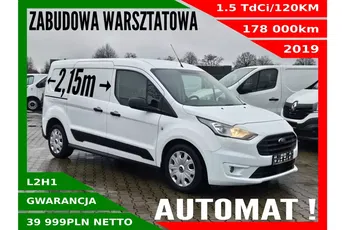 Ford transit-connect Long 39999zł NETTO Zabudowa warsztatowa 1.5TdCi/120KM