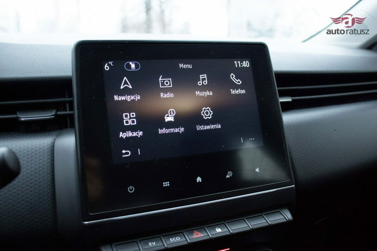 Renault Clio FV 23% Automat Benz-Hybryda Tempomat Czujniki Gwarancja Bezwypadkowy zdjęcie 25